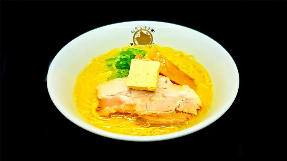 蟹みそバターの鶏白湯