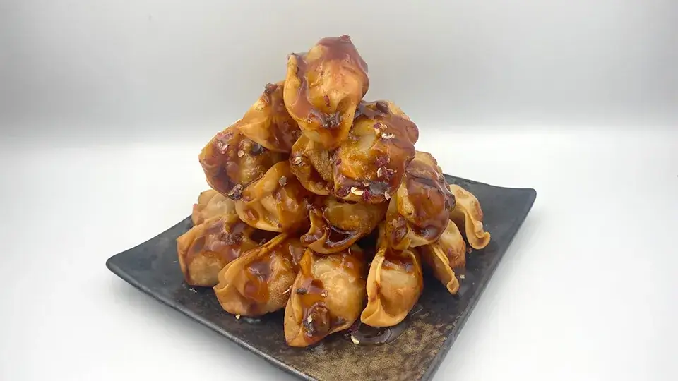 やみつき香味肉ダレ揚げ餃子