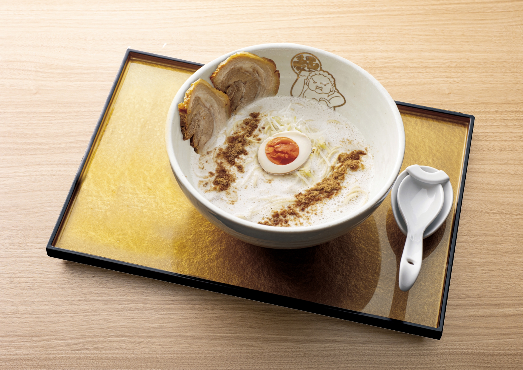 炙りチャーシューの泡系ぽたーじゅ塩ラーメン